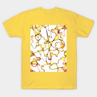 Beautiful Yellow Ornate design T-Shirt